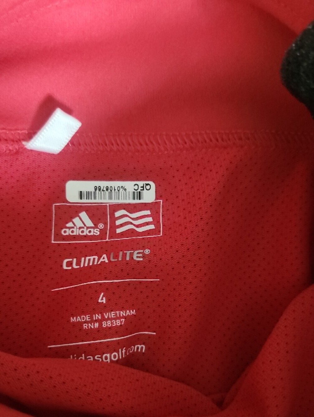 adidas Coral Pink Mini Skirt - Picture 3 of 3
